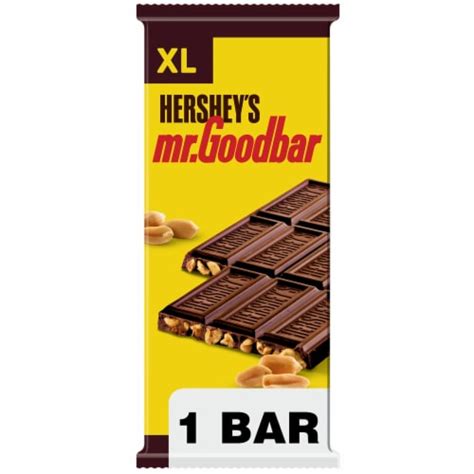 HERSHEY'S MR. GOODBAR Chocolate with Peanuts XL Candy Bar, 16 pieces ...