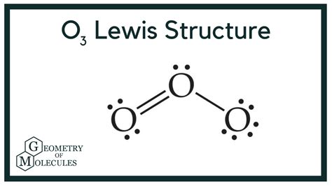 O3 Lewis Structure (Ozone) | Chemistry, Ozone, Lewis