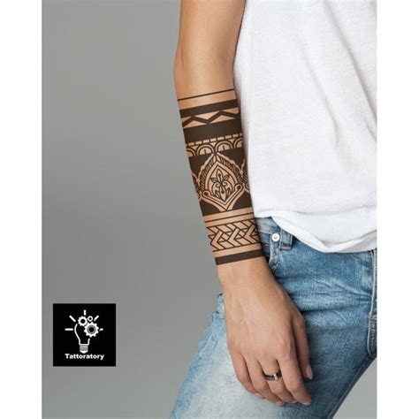 Grande tatuaggio dell'avambraccio in bianco e nero per le - Etsy Italia