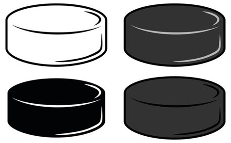 Hockey Puck Clipart Black And White