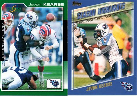 2000 Jevon Kearse, Titans Itm#F6833