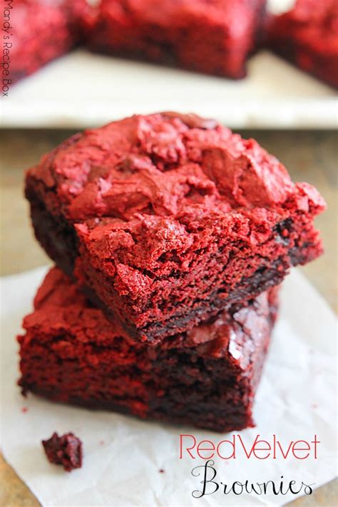 Red Velvet Brownies | Mandy's Recipe Box