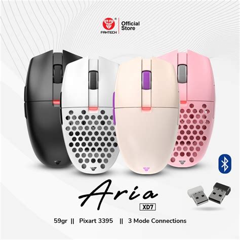 FANTECH Aria XD7 Pro Wireless RGB Gaming Mouse Instruction, 54% OFF