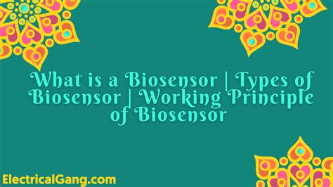 What is a Biosensor? | Types of Biosensor