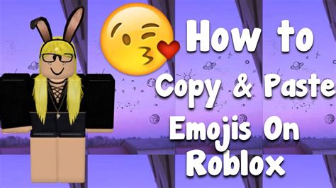 How to Copy & Paste Emojis On Roblox! 😀 - YouTube