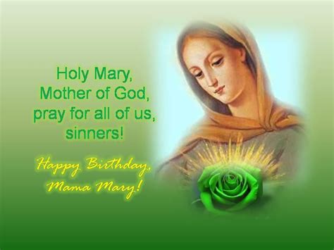 Happy Birthday Mother Mary Quotes - ShortQuotes.cc