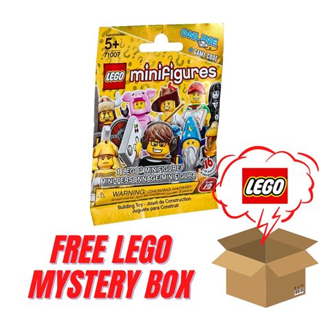 Jual LEGO Minifigures 71007: Series 12 RANDOM + FREE BONUS MYSTERY BOX ...