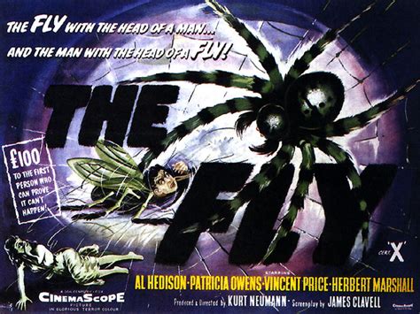 The Fly **** (1958, David Hedison, Patricia Owens, Vincent Price ...