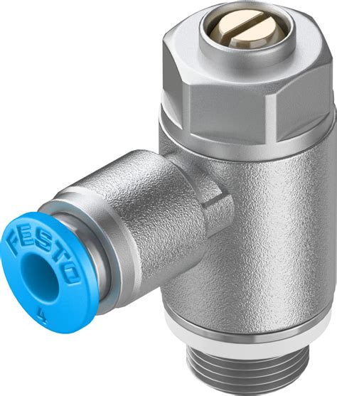 One-way flow control valve GRLA-1/8-QS-4-D | Festo USA