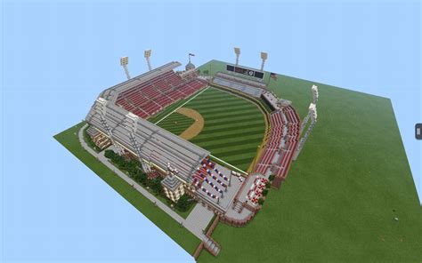 Baseball Stadium (MCPE) Minecraft Map