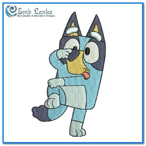 Bluey Cartoon Embroidery Design | Cartoon embroidery, Embroidery designs, Commercial embroidery