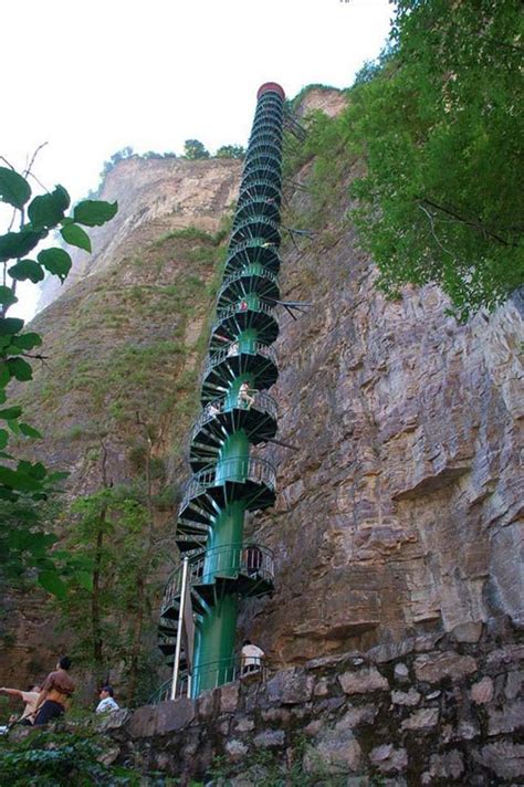 Spiral staircase at Linzhou, China. | Stairway to heaven, Spiral staircase, Around the worlds