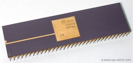 Motorola 68000 microprocessor family