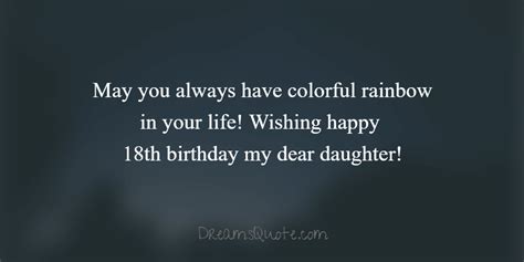 45 Best 18th Birthday Wishes for Daughter from Mom & Dad - Happy Birthday Daughter - Dreams Quote