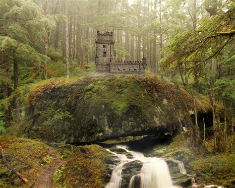 Fairy Castle in the Forest Premade Background by CelticStrm-Stock on DeviantArt