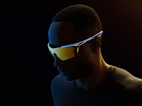 NIKE vision's one-piece sunglasses create uninterrupted scope of vision and perception