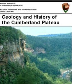 Geology and History of the Cumberland Plateau - National ...