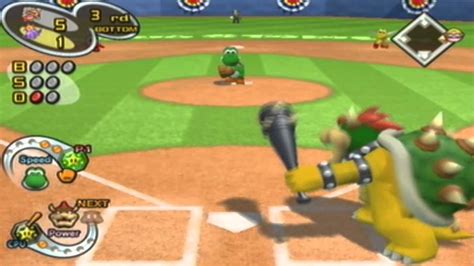 Mario Superstar Baseball Gameplay: Donkey Kong Vs. Wario - YouTube