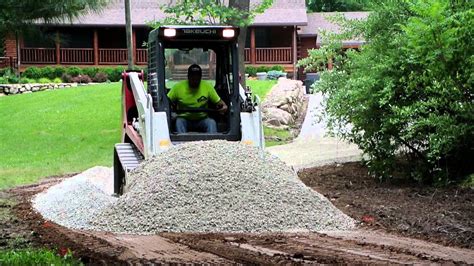 Limestone Driveway Installation - YouTube