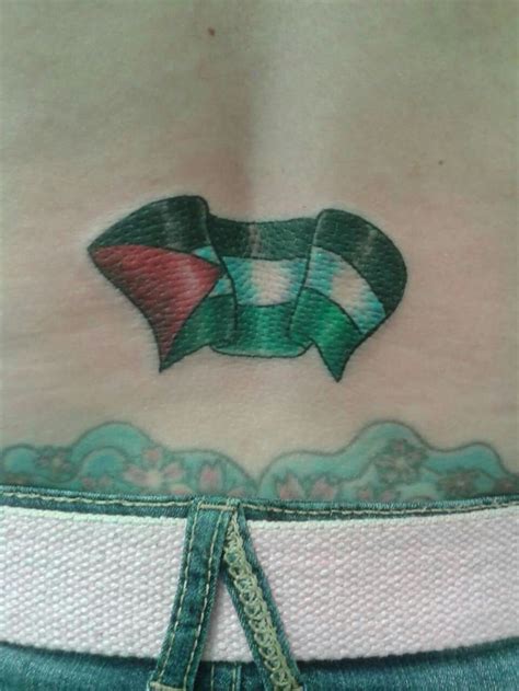 Palestine flag tattoo on my back | Flag tattoo, Palestine flag, Tattoos