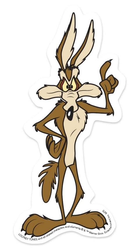 Buy Paper House Productions Looney Tunes Wile E. Coyote Die-Cut 3.8 ...