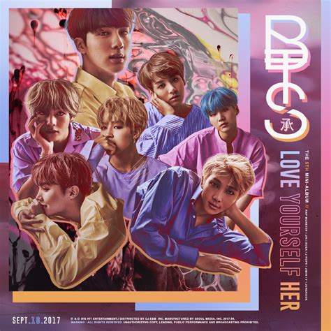 BTS - Love Yourself: Her by GOLDENDesignCover | Kpop posters, Retro ...