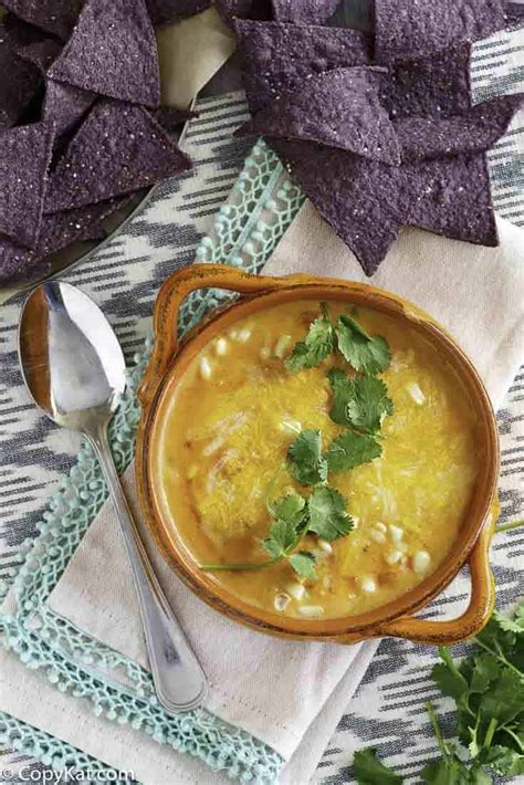 California Pizza Kitchen Sedona White Corn Tortilla Soup - CopyKat Recipes