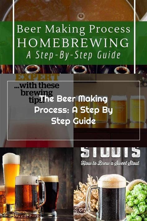 Beer Making Process, Beer Brewing Process, Homebrewing, How To Make Beer, Step Guide, Malt, Step ...