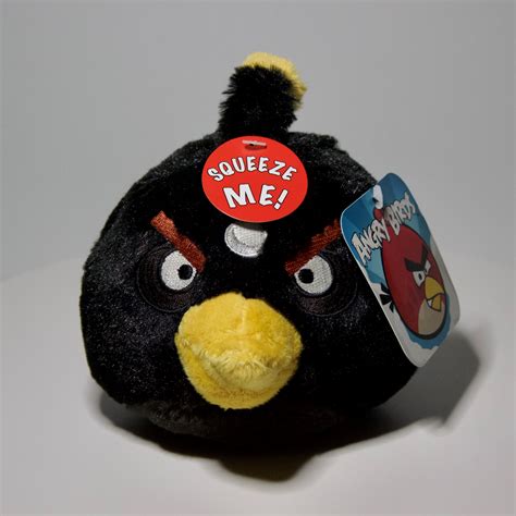 Angry Birds Bomb Stuffed Approximately 5”-6”, 53% OFF