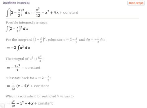 calculus - Understanding a Wolfram|Alpha explanation on a simple integral - Mathematics Stack ...