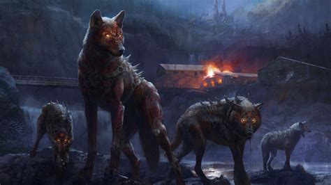 Download Fantasy Wolf 4k Ultra HD Wallpaper by Vincent Morin