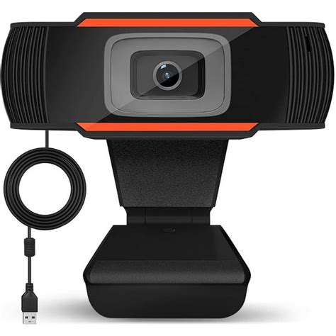 1080P Webcam with Microphone, HD PC Webcam Laptop Plug and Play USB ...