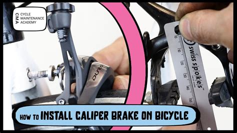 How to install caliper brakes on bicycle