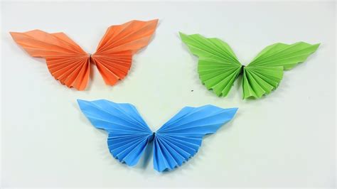 Easy Paper Butterfly Origami-Cute & Easy Butterfly DIY Origami for kids|How to make paper ...