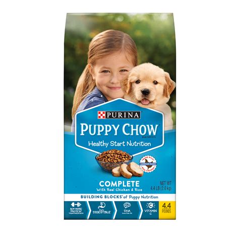 Purina Puppy Chow High Protein Dry Puppy Food, Complete With Real Chicken, 4.4 lb. Bag - Walmart ...