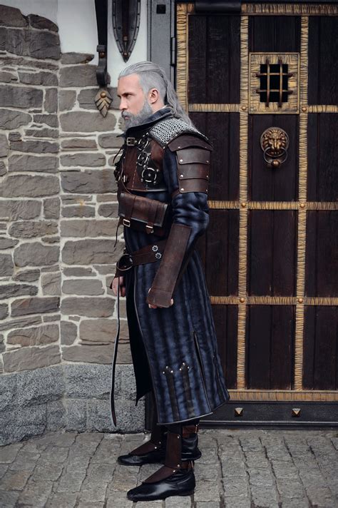 Geralt of Rivia Witcher cosplay costume video game outfit | Etsy