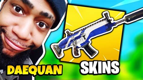 DAEQUAN TALKS ABOUT WEAPON SKINS COMING TO FORTNITE | Fortnite Daily ...