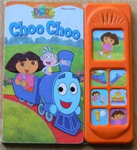 Dora The Explorer "Choo Choo" PLAY A SOUND Electronic Childrens Board Book | eBay