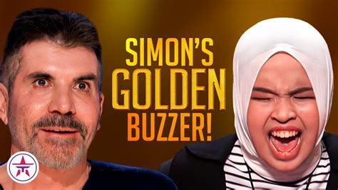 GOLDEN BUZZER! Simon Cowell Asks Blind Singer Putri Ariani to Sing ...