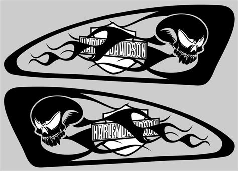 Pin by Chris on Harley davidson decals | Motorcycle drawing, Car wall ...