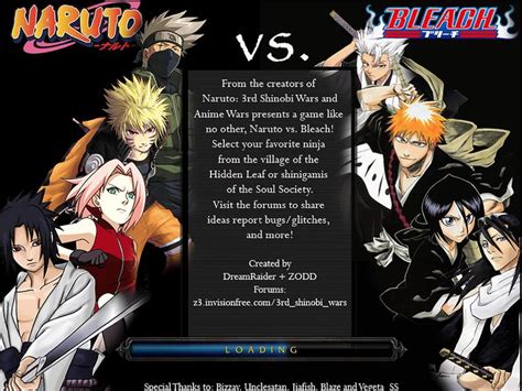 naruto vs bleach flasharch