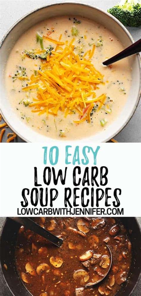 10 Low Carb Soup Recipes and tips to make any soup low carb! • Low Carb ...