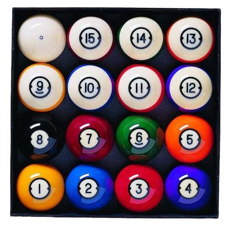 Brunswick Billiard Balls Set 51869201000 | Zoro.com