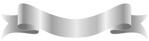 Silver ribbon 1197224 PNG