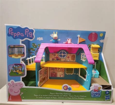 PEPPA PIG PEPPA’S Club Peppa’s Kids-Only Clubhouse Preschool Toy ...