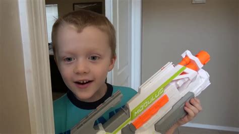 Nerf War: Mystery Creature Attack! Ethan Vs. Cole Animal Nerf Battle ...