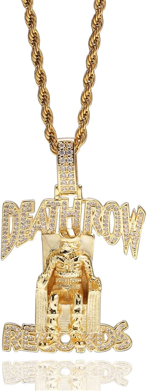 King Ice X Death Row Records OG Death Row 20 Gold Necklace ...