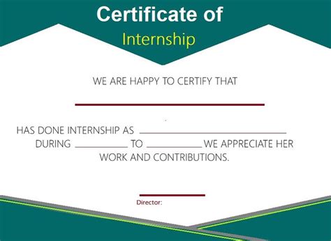 Internship Certificate Templates | 12+ Free Printable Word Formats, Samples, Examples, Forms ...