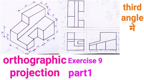 Third Angle Orthographic Drawing