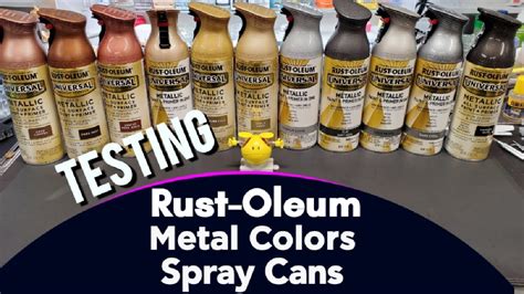 Rust-oleum Spray Paint Colors For Metal